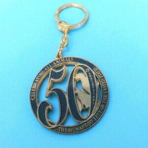 Celebrating All Animals 50th Anniversary Keychain